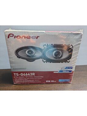 Pioneer TS-G4643R 4x6” 130W 2-Way Coaxial Car Door Speakers NEW SEALED